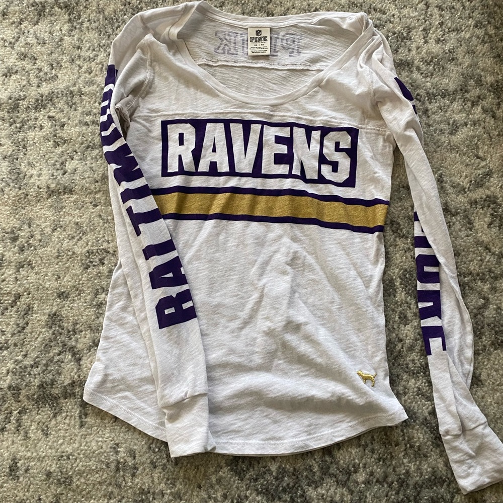 VS PINK Long sleeve Ravens Tshirt